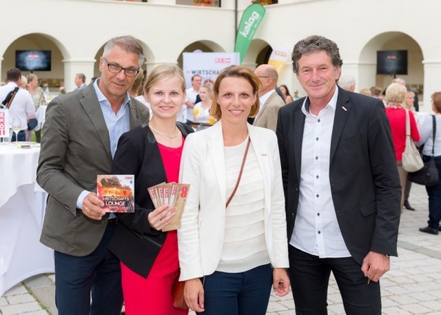 WK-Bezirksobmann Rudolf Bredschneider (links) und WK-Bezirkstellenleiter Reinhold Janesch (rechts)