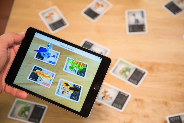 Spieleanwendung von Wikitude-Software | Foto: Franz Neumayr/MMV