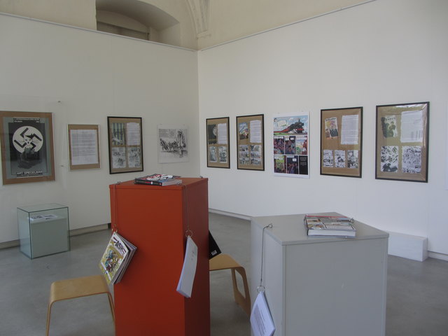 Die Ausstellung "Holocaust im Comic" ist auf so großes Interesse gestoßen, dass sie bis Ende August verlängert wird. | Foto: Loistl/Schloss Hartheim