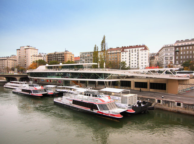 Schiffsstation Twin City Liner in Wien | Foto: UngerSteelGroup