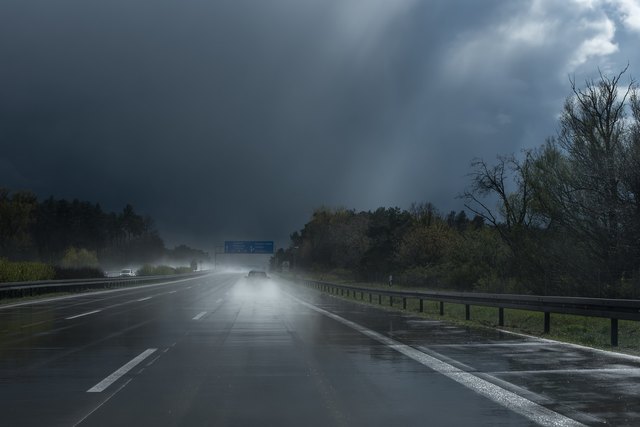 Regen führt oft zu Aquaplaning. Heute geschah deshalb auf der Südautobahn bei Pörtschach ein Unfall | Foto: Pixabay