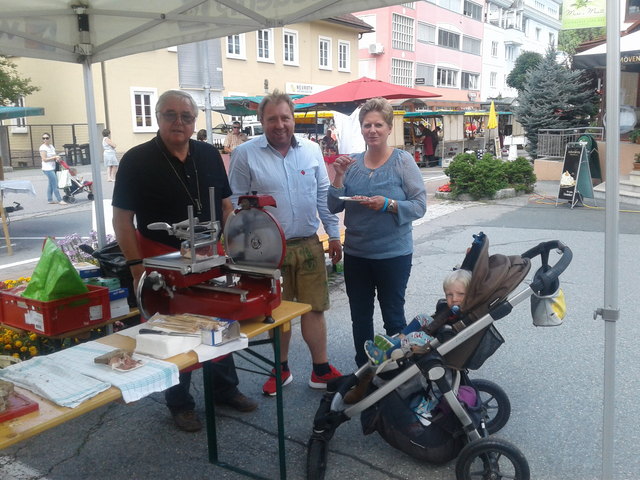 Eduard, Klaus und Andrea Rainer (v.l.) beim Familientalk | Foto: P. Tiefling