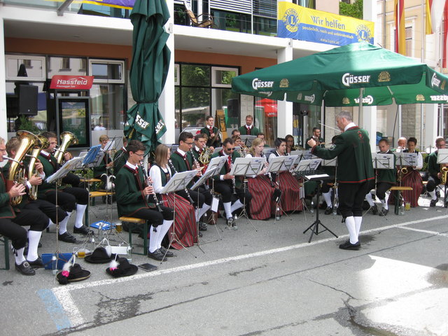 Für den musikalischen Rahmen sorgte der Musikverein Reiskofel-Reisach | Foto: P. Tiefling/Kk