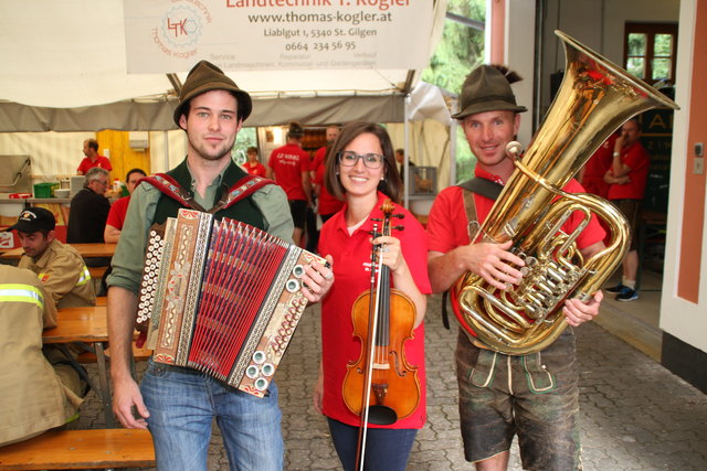 Tolles Trio: Max Wintermayr, Theresia und Martin Geier.