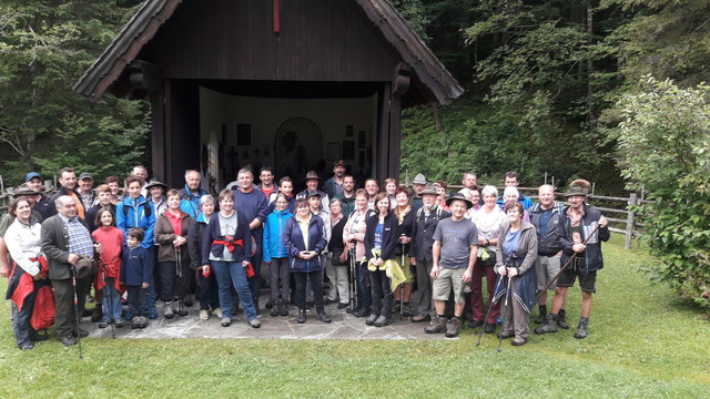 Rund 60 Teilnehmer waren beim Wandertag dabei. | Foto: KK