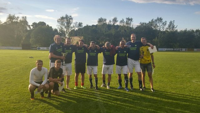 Farmers United: Markus Tomandl, Daniel Klemm England UK, Philipp Eder aus St. Aegidi, Fabio Filpo aus Italien, Francesco De Rose aus Italien, Lamine Diallo aus Frankreich und Christian Rasmussen aus Dänemark | Foto: Union St. Aegidi