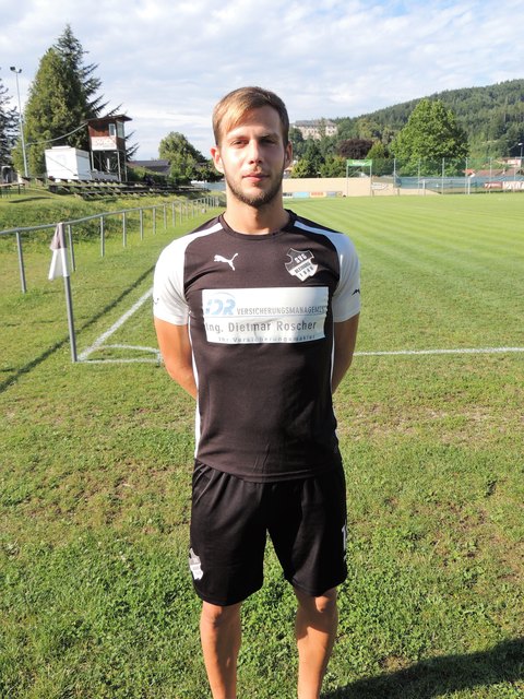 Neu beim SVG Mittelfeldspieler Miha Robic