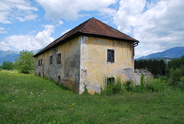 Die Überreste vom Schloss Schüttbach heute