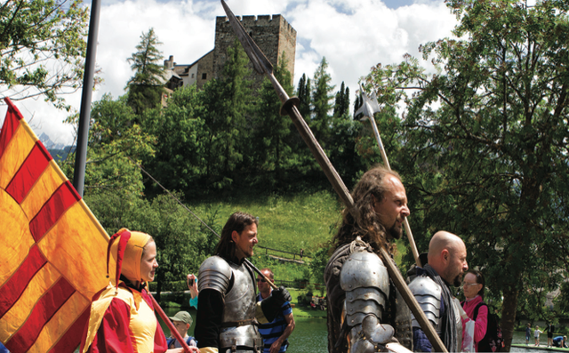 Von 05. bis 06. August findet das Ritterfest "Romantik der Ritter" beim Schlossweiher in Ladis statt. | Foto: TVB Serfaus-Fiss-Ladis