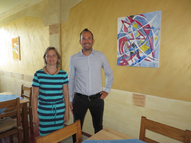 Angela Balazsic und Georg Heuberger bringen Leben in das Haus.