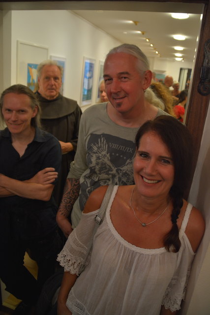 Künstler Harry Triendl, Bernhard Witsch, Aline Schenk.