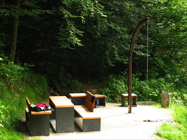 Auch eine Grillstelle ist vorhanden.....