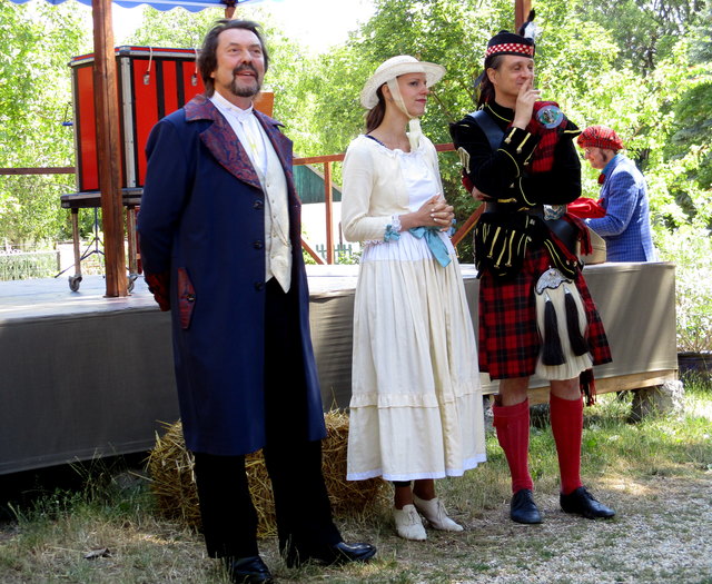 Chef Baumgartner mit Künstler