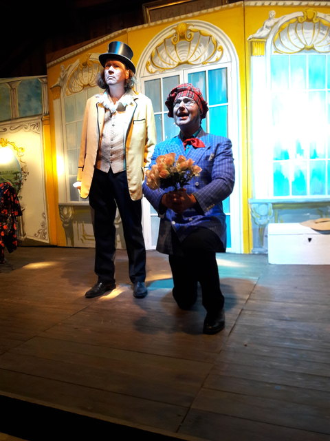 Titel der Operette "Ein echter Kavalier"