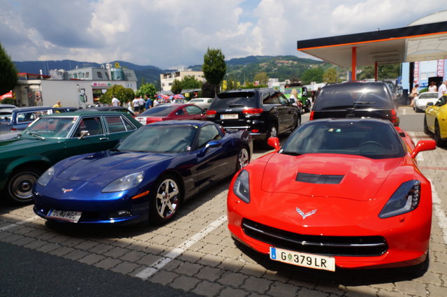 Heiße Boliden standen im Mittelpunkt beim US-Car-Treffen in Deutschlandsberg. | Foto: Heribert Sagmeister