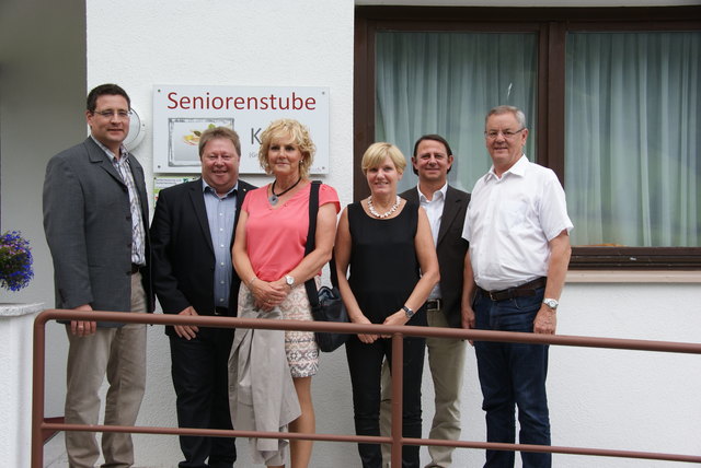 Erfolgreiches Projekt: Christoph Heumader, Verbandsobmann Thomas Lutz, PDL Christine Wolf, PDL Gerda Walter, Peter Comina (AK Landeck) und Gottlieb Sailer (v.l.).