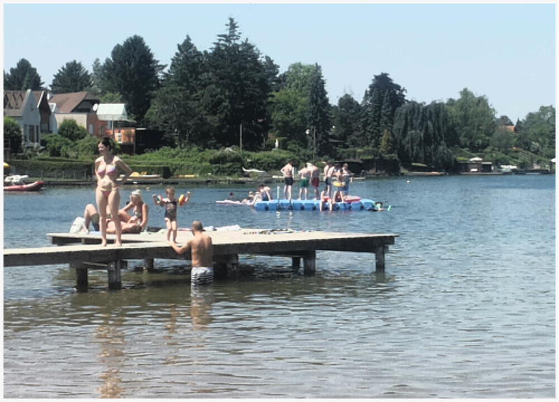 Einsatz für die Wasserrettung am Neufelder See