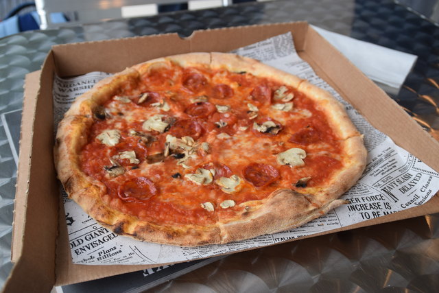 Frische Pizza.
