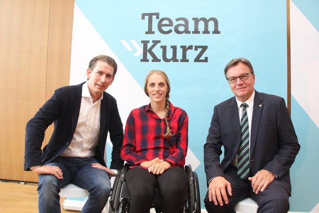 Mit Kira Grünberg steht eine 24-Jährige an der Spitze der Landesliste. Bundesobmann Sebastian Kurz und LH Günther Platter sind "begeistert".