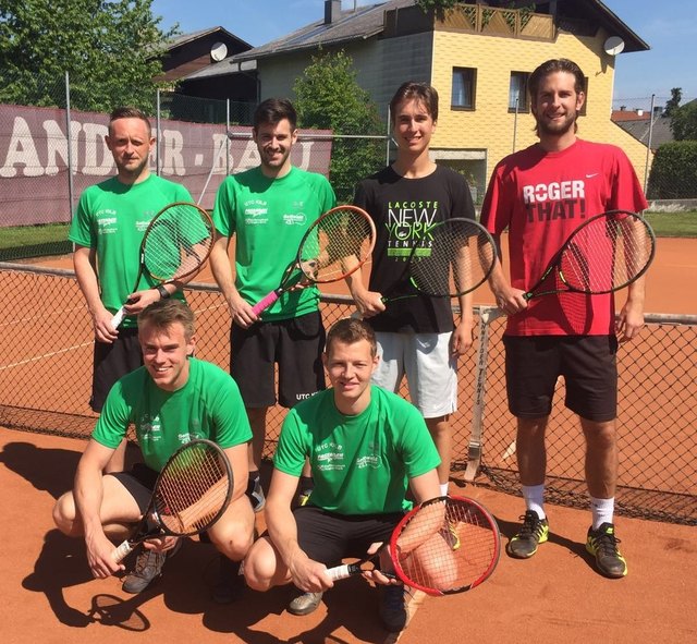 Das erfolgreiche Landesliga-Team rund um Mannschaftsführer Christian Kern (hinten l.). | Foto: UTC Kilb
