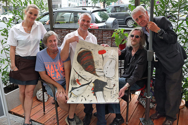 Sylke Schneider, Horst Gradischnig, Ludwig Schnieder, Johann Holzfeind-Wieltschnig und Albert Madlener