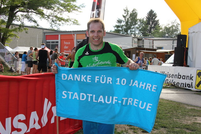 Initiator Günther Dörflinger dankt Läufern, Fans, Helfern und Sponsoren für ihre Treue.