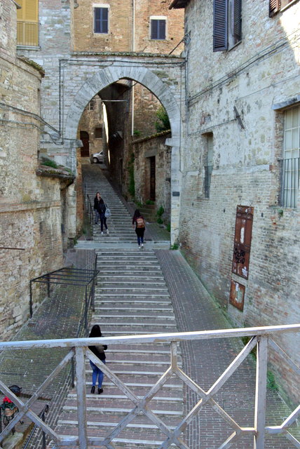 Alte Gassen zur Altstadt von Perugia