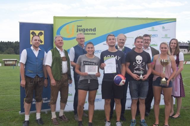 Siegermannschaft Volleyball: LJ Ulrichsberg-Julbach (RO)