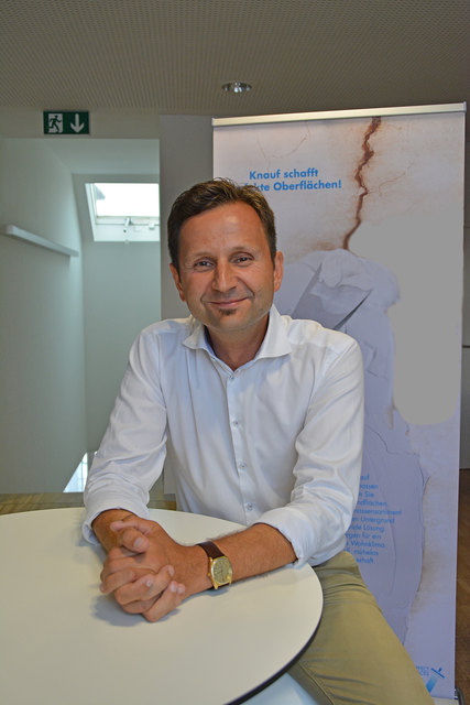 Knauf-Kommunikationsmanager Andreas Bauer.