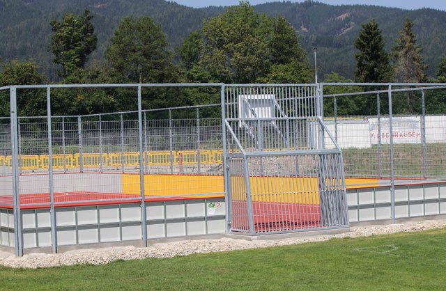 Der Funcourt wird im September fertig. Foto: KK