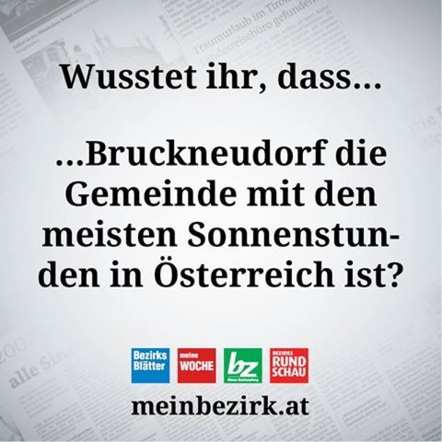 Ihr könnt nicht genug bekommen von der Sonne? Dann haben wir am heutigen Faktenfreitag einen Tipp, wo ihr mit großer Wahrscheinlichkeit Sonne findet: im Burgenland!