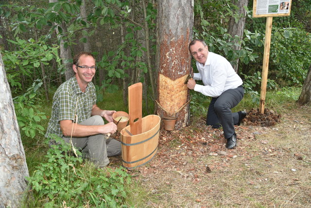 Da war die Pecher-Welt noch in Ordnung: Peter Plochberger (l.) mit Bgm. Rupert Dworak. | Foto: Stadtgemeinde Ternitz