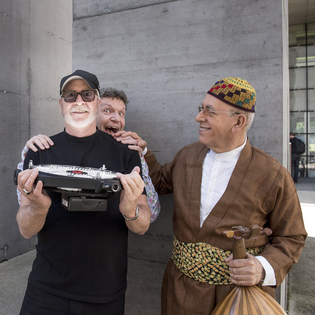 Shootingspaß: Greg Gorman, Markus Schirmer, Risgar Koshnaw (v. l.)