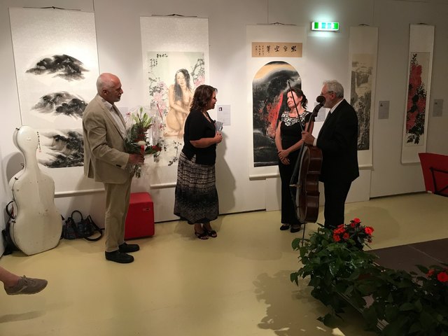 Konzertabend "Phantasiestücke" des Duos Josef Luitz und Sandra Jost in der Kunsthalle Leoben. | Foto: Dr. Wolfgang Domian