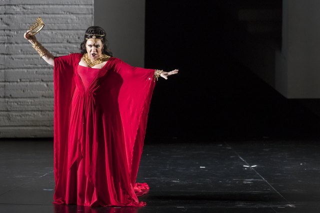 Fotoprobe Giuseppe Verdi AIDA Foto: Neumayr/Leo 01.08.2017 Jekaterina Sementschuk (Amneris)