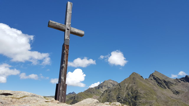 Die 2398m hohe Mute ist nur eine unscheinbare Erhebung westlich vom Finstertaler Stausee, aber ein wunderbarer Aussichtsplatz