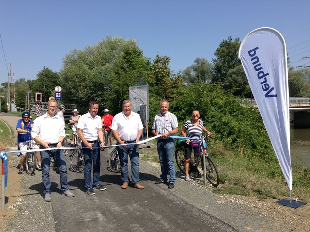Der erneuerte Murradweg R2 im Gemeindegebiet von Wildon ist seit Freitag wieder befahrbar. | Foto: KK