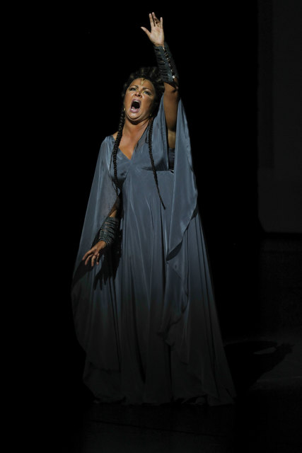 Salzburger Festspele 2017Fotoprobe "AIDA" im Großen Festspielhaus SalzburgFoto: Franz Neumayr      3.8.2017Im Bild Anna Netrebko als Aida
