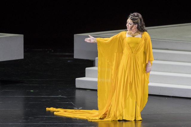 Fotoprobe Giuseppe Verdi AIDA Foto: Neumayr/Leo 01.08.2017 Jekaterina Sementschuk (Amneris)