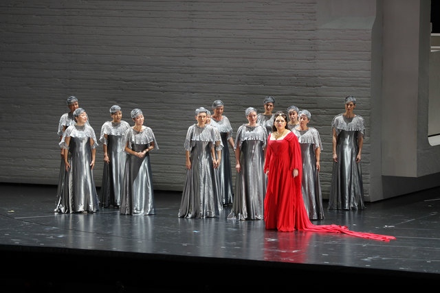 Salzburger Festspele 2017Fotoprobe "AIDA" im Großen Festspielhaus SalzburgFoto: Franz Neumayr      3.8.2017Im Bild Ekaterina Semenchuk als Amneris