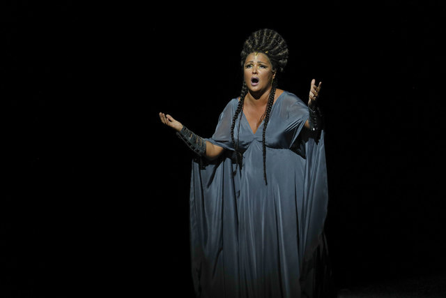 Salzburger Festspele 2017Fotoprobe "AIDA" im Großen Festspielhaus SalzburgFoto: Franz Neumayr      3.8.2017Im Bild Anna Netrebko als Aida