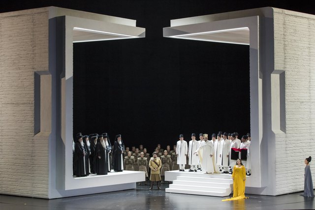 Fotoprobe Giuseppe Verdi AIDA Foto: Neumayr/Leo 01.08.2017