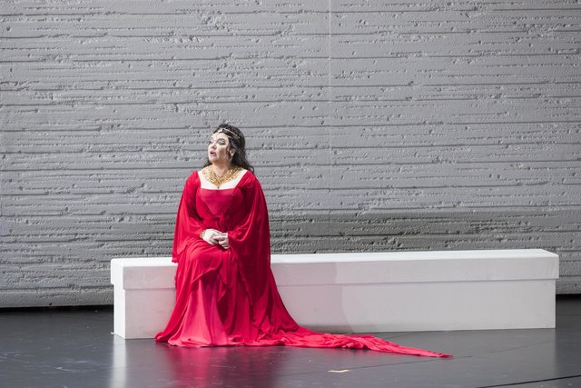 Fotoprobe Giuseppe Verdi AIDA Foto: Neumayr/Leo 01.08.2017 Jekaterina Sementschuk (Amneris)