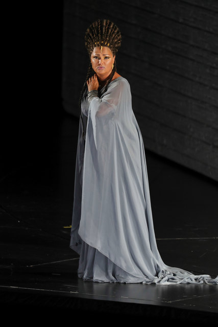 Salzburger Festspele 2017Fotoprobe "AIDA" im Großen Festspielhaus SalzburgFoto: Franz Neumayr      3.8.2017Im Bild Anna Netrebko als Aida