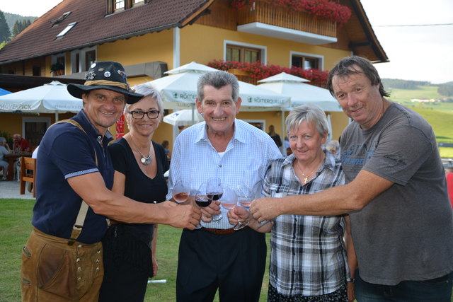 Günther und Petra Jordan, Karl und Irmgard Liebetegger und Gerald Neumaier (v. li.)
