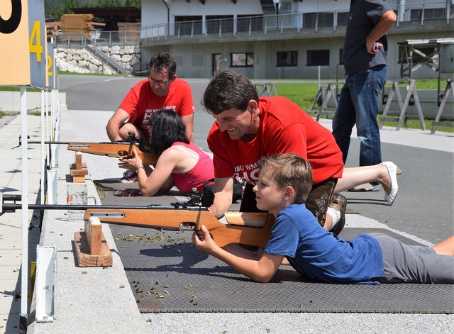 Im Zuge des Jubiläums wurde im Biathlonstadion ein tolles Rahmenprogramm geboten . | Foto: Wörgötter