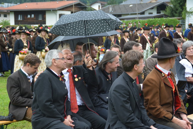 Als es tröpfelte, hatten sie noch Gaudi.