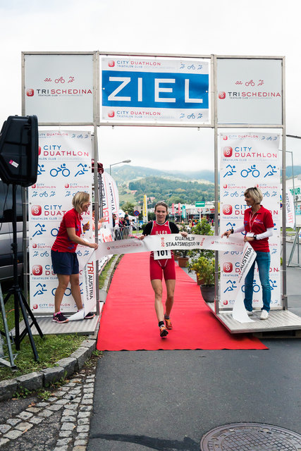 Zieleinlauf von Sandrina Illes