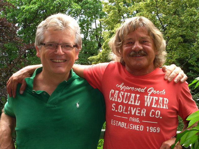 Gerhard Blaboll und Josef "Robinson" Krassnitzer bei "Mit Künstlern auf du und du" https://www.facebook.com/pg/GerhardBlaboll/photos/...