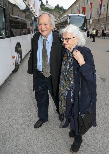 Schauspieler Otto Schenk mit Ehefrau Renee | Foto: Franz Neumayr